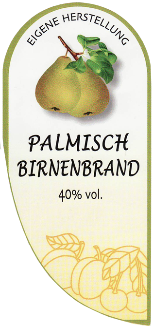 Etikett Palmisch