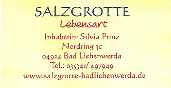 Adresse Salzgrotte